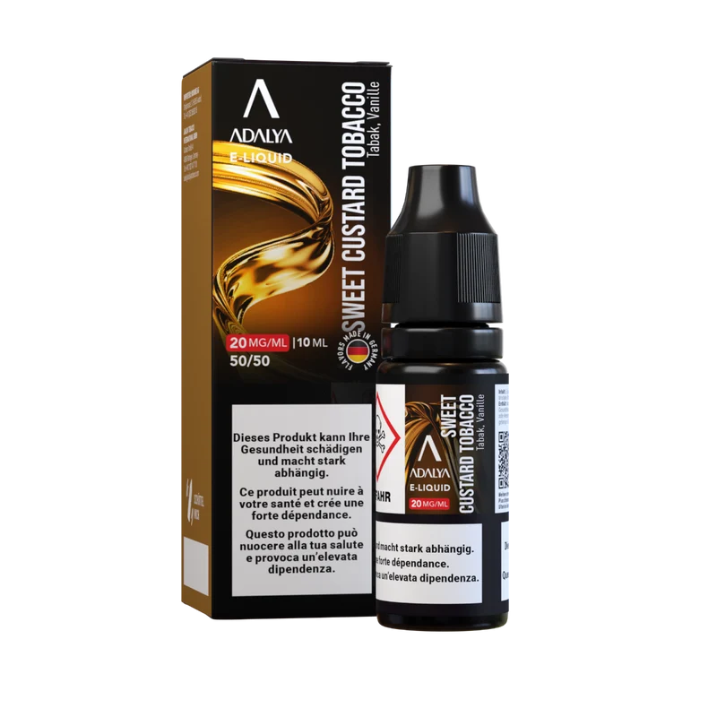 Adalya Liquid 10ml 20mg – Sweet Custard Tobacco