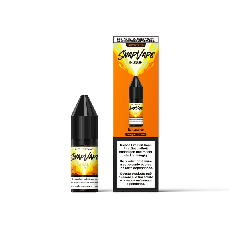 SnapVape E-Liquid 10ml 20mg – Banana Ice