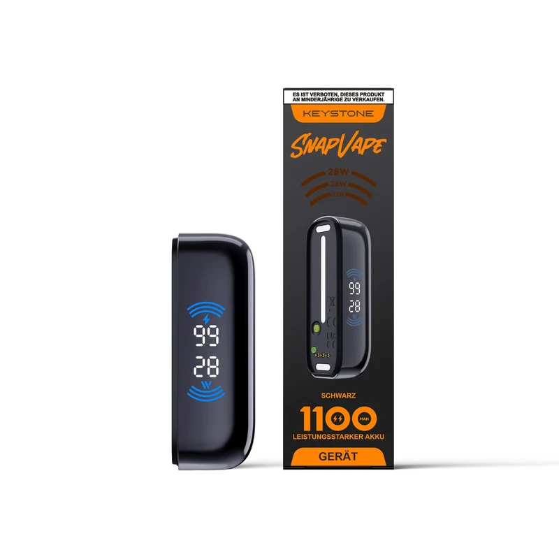 SnapVape Gerät 1100 mAh – Schwarz