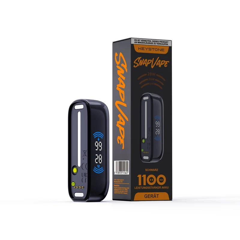 SnapVape Gerät 1100 mAh – Schwarz