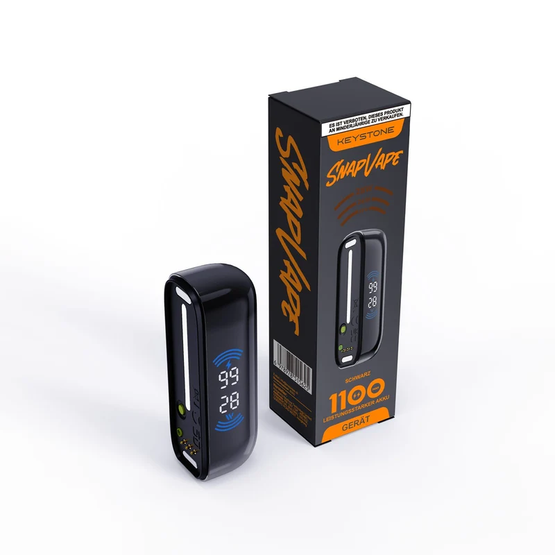 SnapVape Gerät 1100 mAh – Schwarz