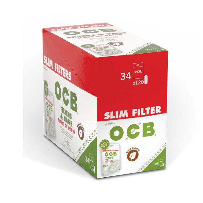 OCB Slim Paper Filter (34 x 120 Stk.)
