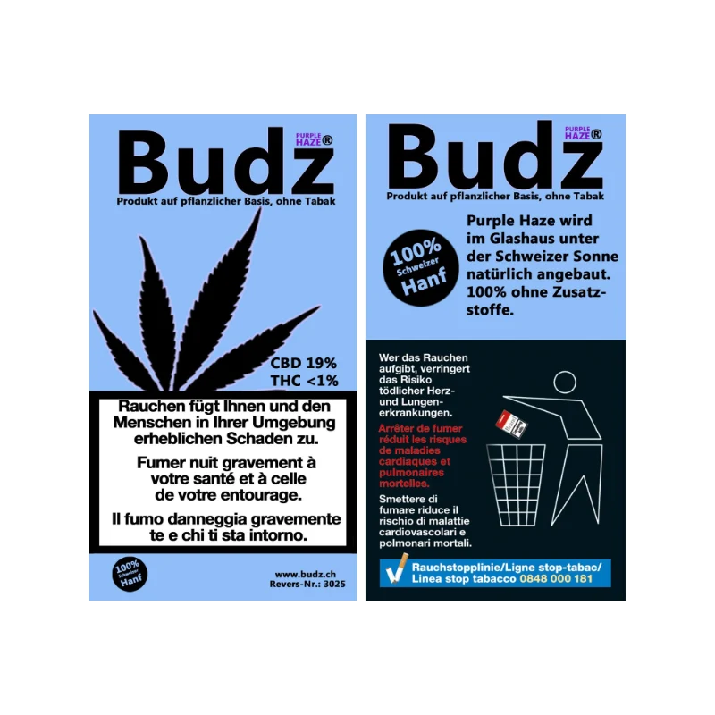 Budz Purple Haze – CBD Blüten, 1.5 g