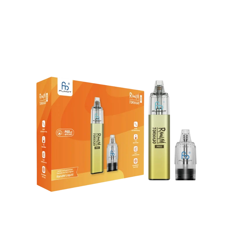 RANdM TORNADO PRO - Starterkit - Yellow