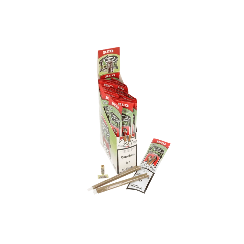 Blunt Wrap Herbal Red, 2x Wraps mit Tips, sweet
