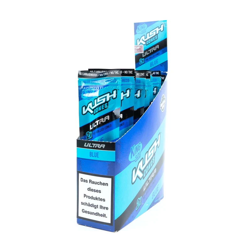 KUSH Ultra Herbal Cones blue, Berries, Inhalt: 2 Stück