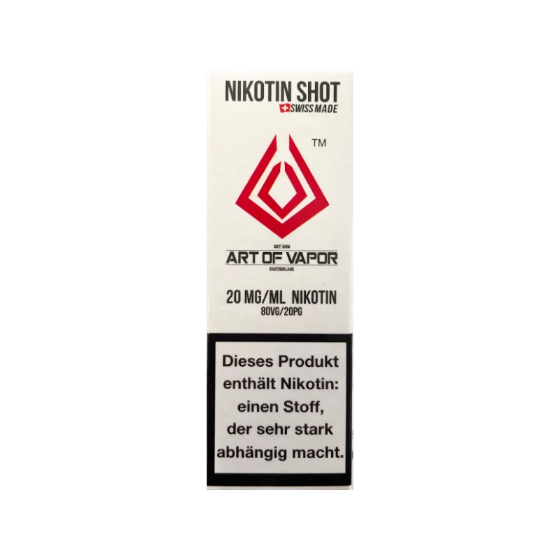 Art of Vapor Nikotin Shot für Shortfill Liquid – 20 mg