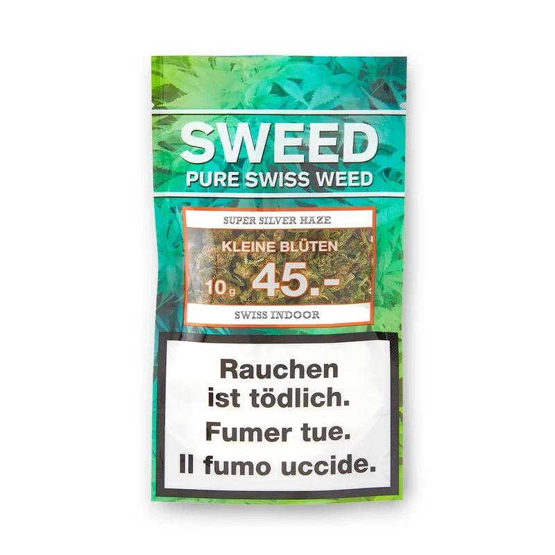 Sweed Super Silver Haze kleine Blüten – CBD Blüten 10 g