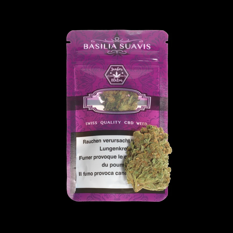 Zauber Blüten Basilia Suavis – CBD Blüten, 2 g