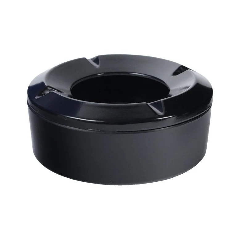 Windaschenbecher PVC Schwarz 10 cm