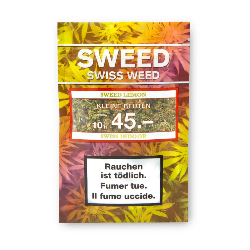 Sweed Lemon kleine Blüten – CBD Blüten 10 g