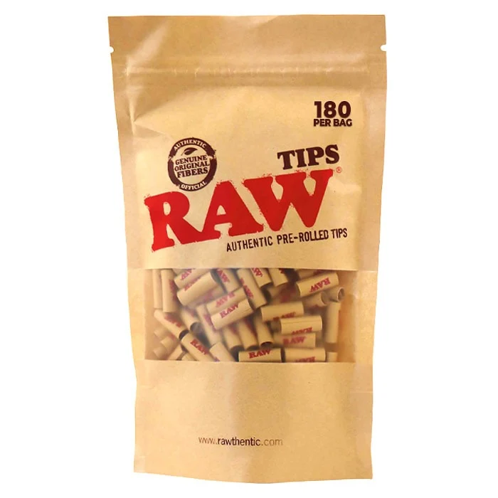 Raw Tips Prerolled Wide - 180 Stk