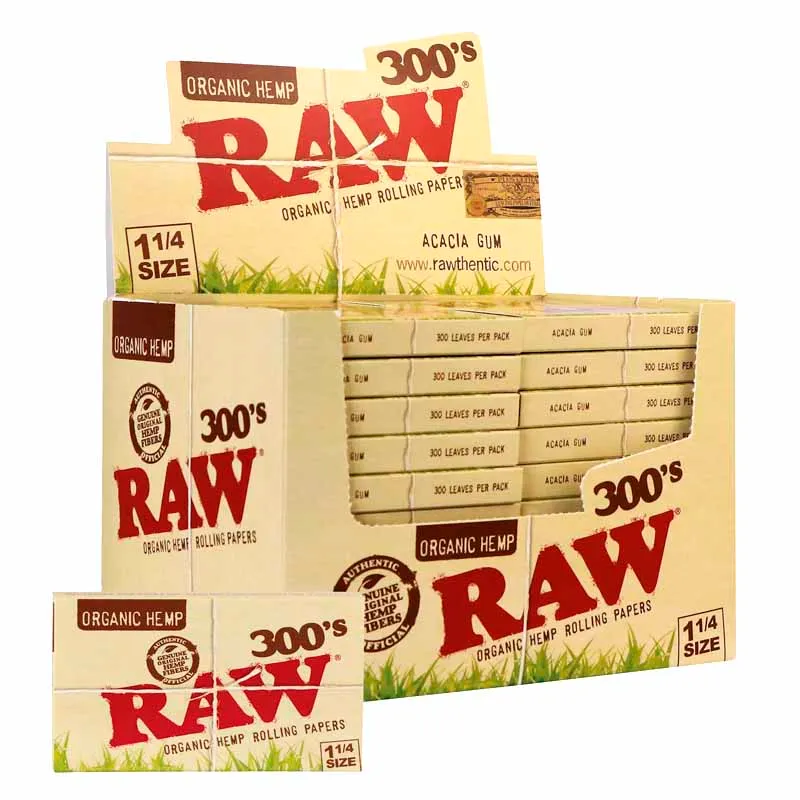 Raw 1 1/4 300 Blatt - Organic (Display à 40 Heftchen)