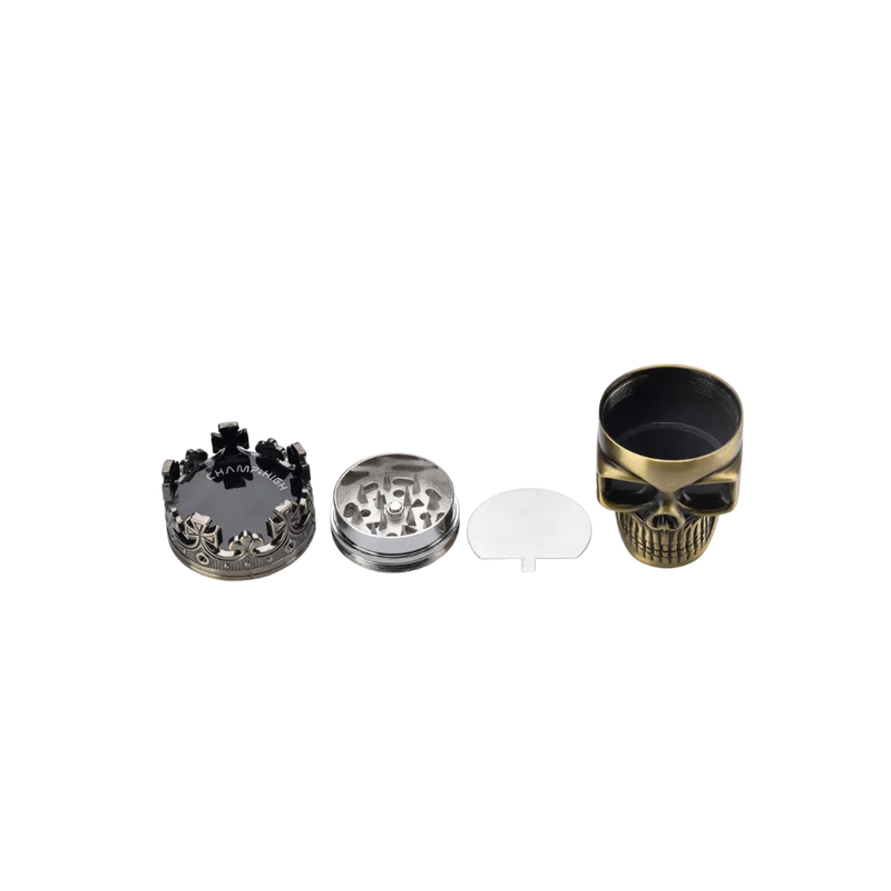CHAMP HIGH GRINDER - Metal Skull 46mm 3-teilig