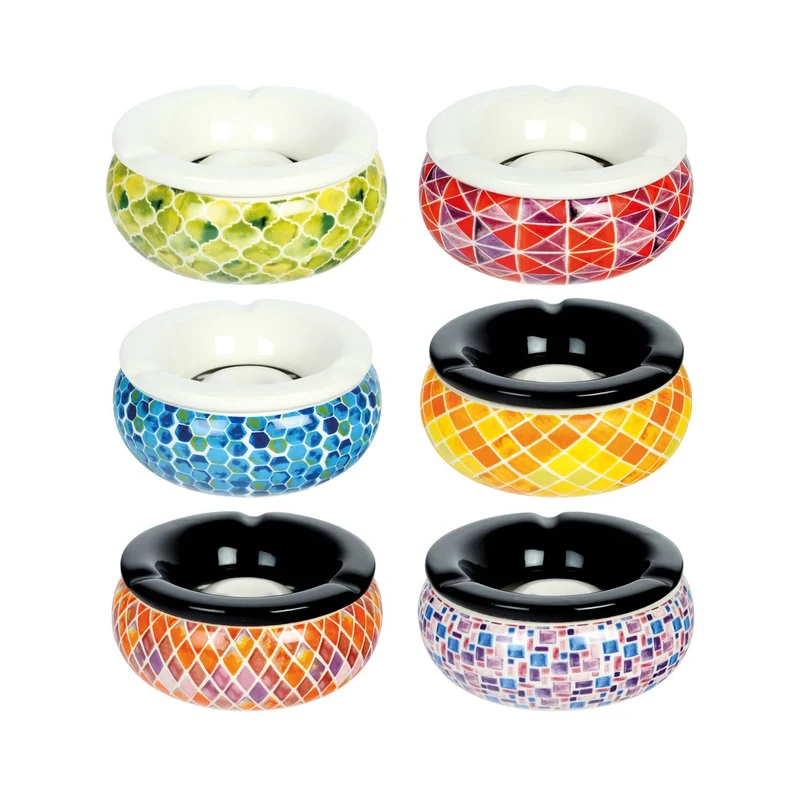 Windaschenbecher «Tiles» 15 cm (6 Stk.)