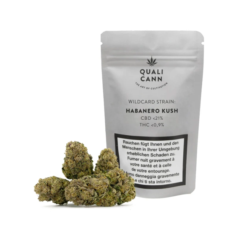 Qualicann Habanero Kush – CBD Blüten, 2 g