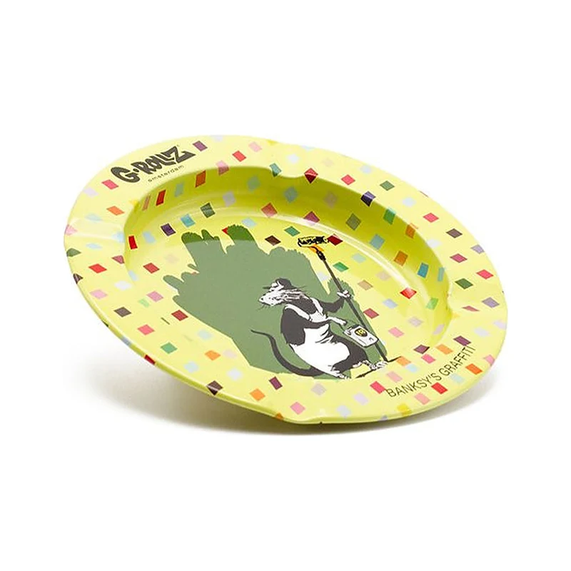 G-Rollz Banksy «Rat with Roller» – Aschenbecher 13.5 cm