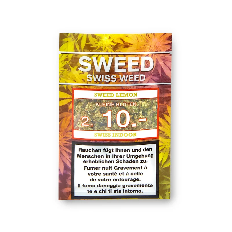 Sweed Lemon kleine Blüten – CBD Blüten 2 g