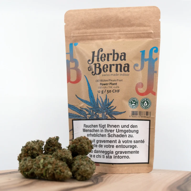 Herba di Berna Power Plant – CBD Blüten Indoor, 12 g