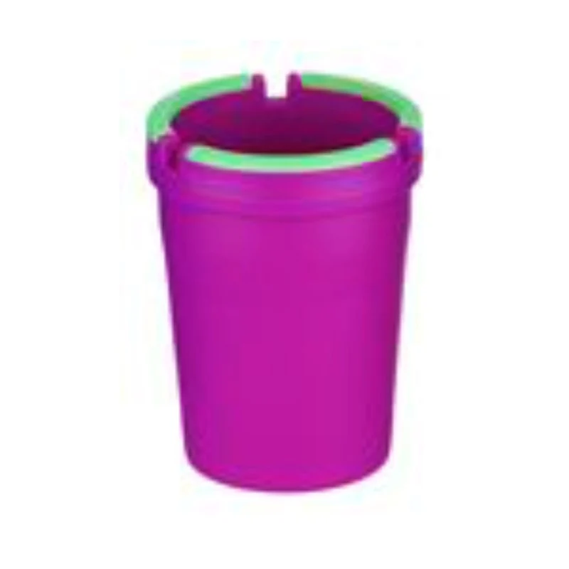 Autoaschenbecher mit Leuchtstreifen Violett