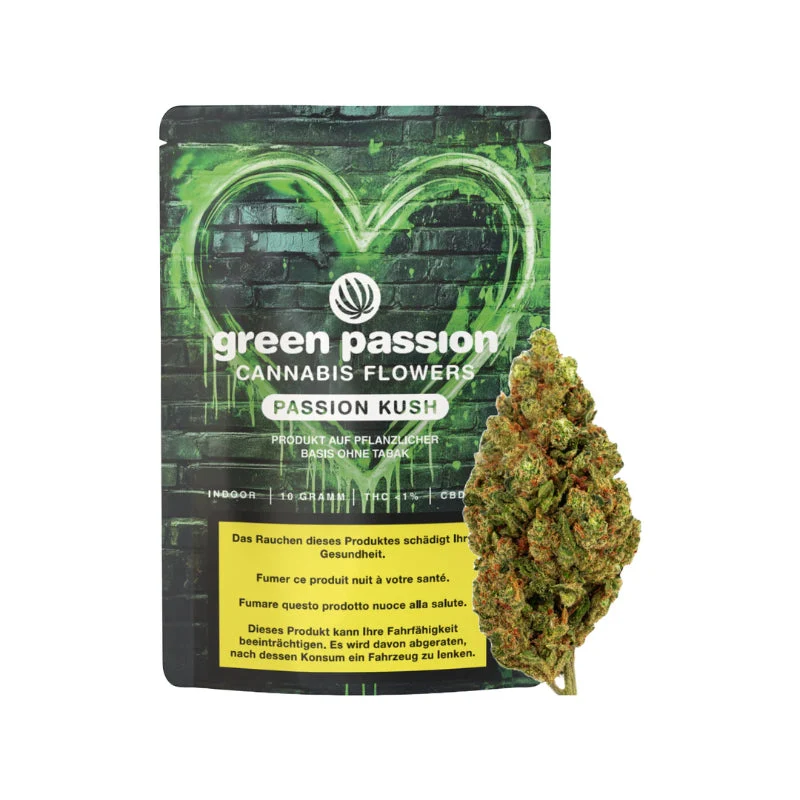 Green Passion Passion Kush – CBD Blüten Indoor, 2 g