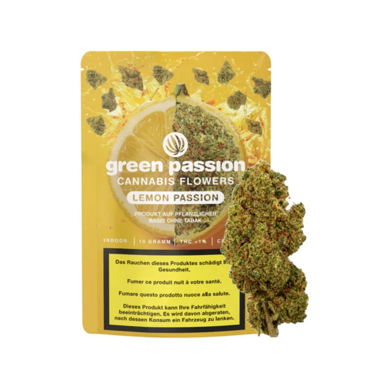 Green Passion Lemon Passion – CBD Blüten Indoor, 2 g