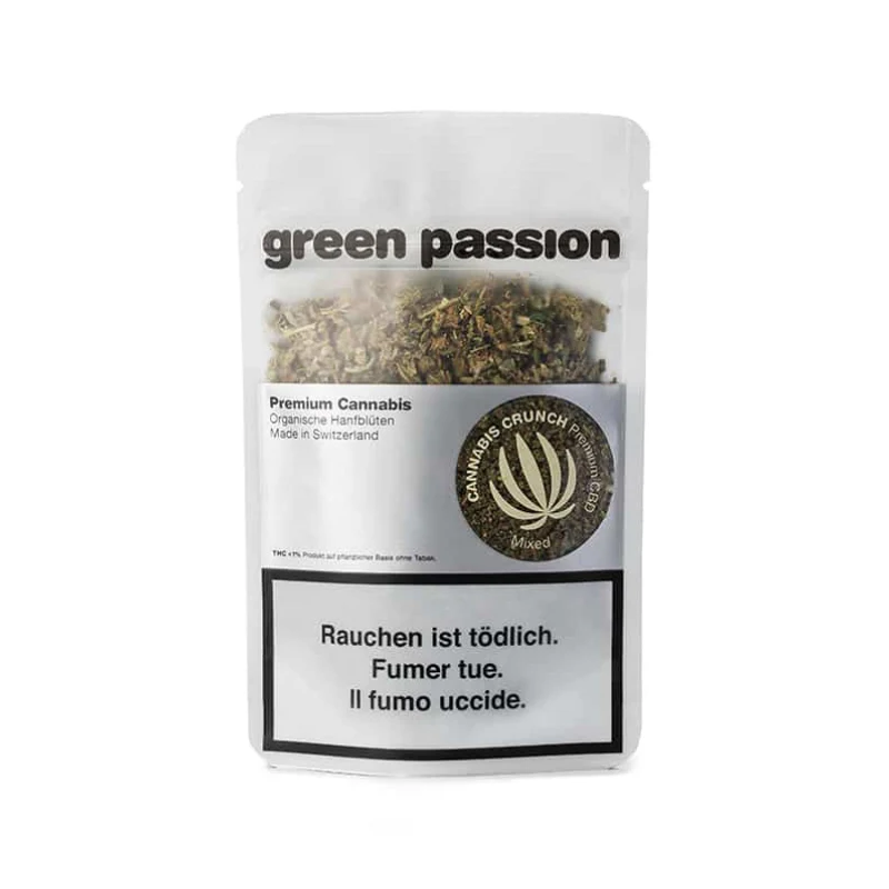 Green Passion Cannabis Crunch – CBD Blüten, 20 g