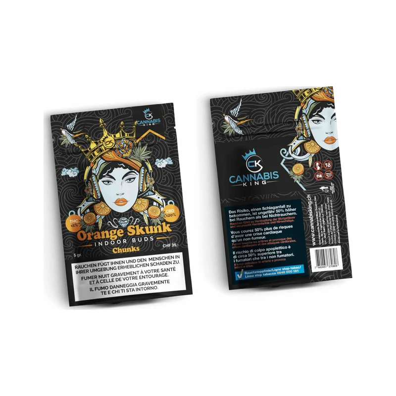 Cannabis King Orange Skunk Chunks – CBD Blüten, 5 g
