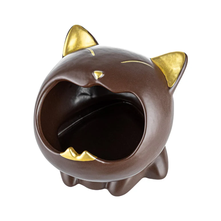 Aschenbecher «Katze» Braun