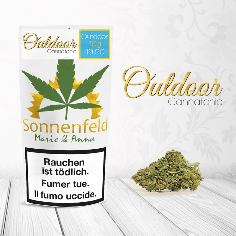 Sonnenfeld Cannatonic – CBD Blüten Outdoor, 10 g