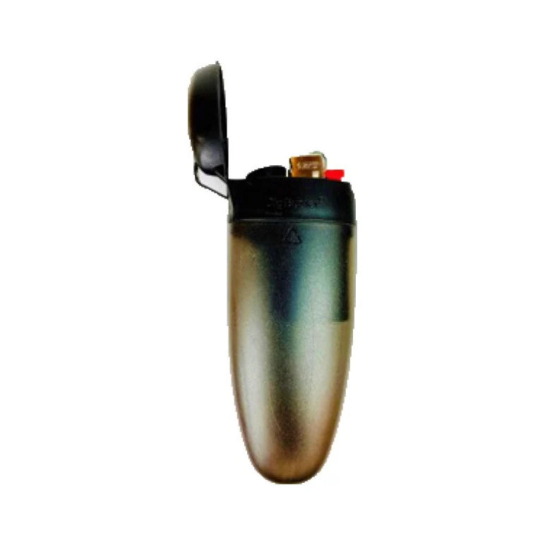 Cig Buster Taschenaschenbecher mit Feuerzeug Schwarz