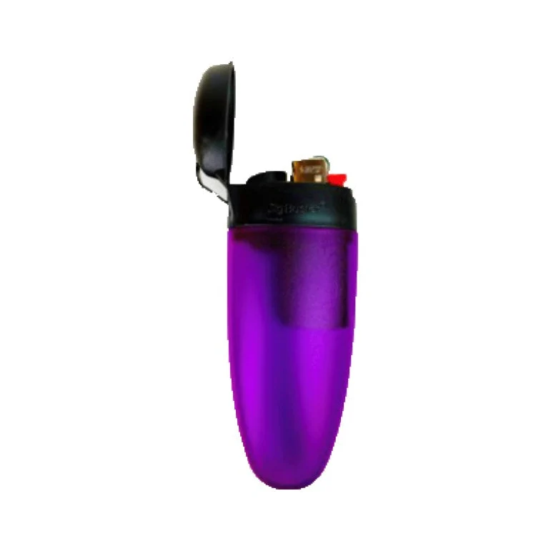 Cig Buster Taschenaschenbecher mit Feuerzeug Violett