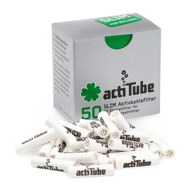 actiTube Aktivkohlefilter Slim (50 Stk.)
