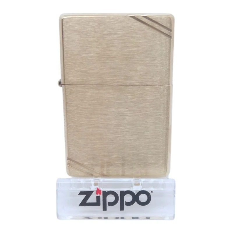 Zippo Lighter 60000808 Vintage Brushed Brass