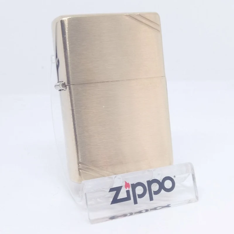 Zippo Lighter 60000808 Vintage Brushed Brass