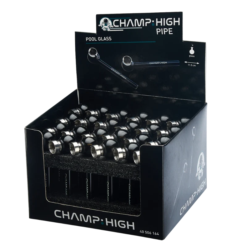 CHAMP HIGH PIPE - klassische Glasspfeife