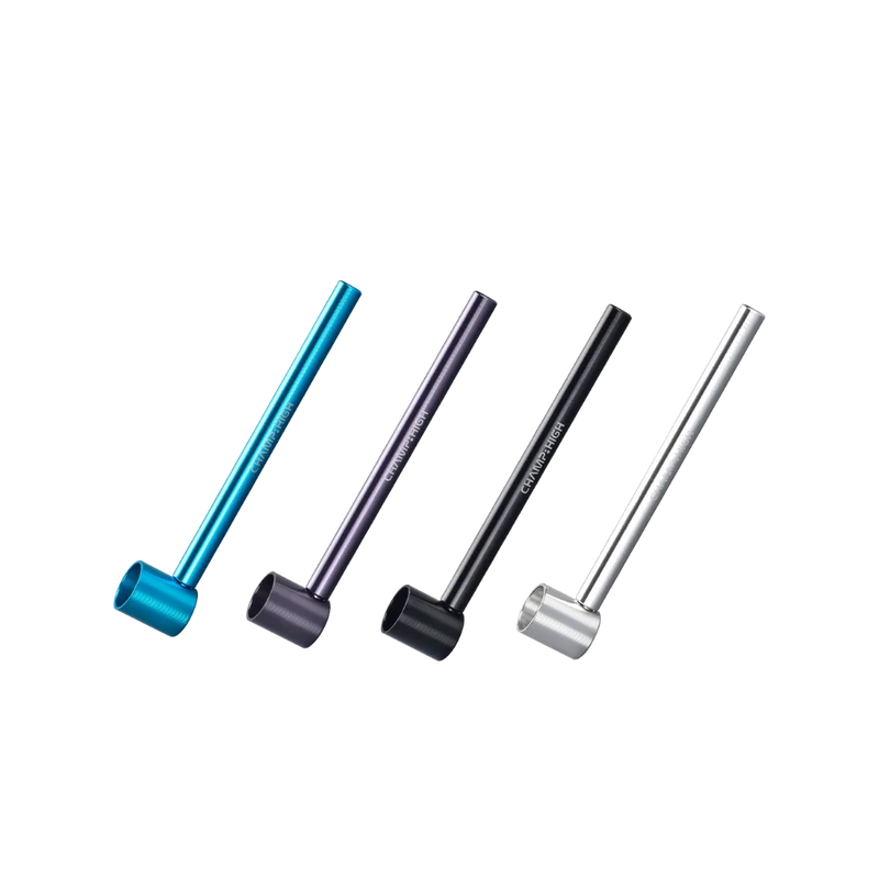 CHAMP HIGH PIPE - klassische Metalpfeife - mit Metallschraube