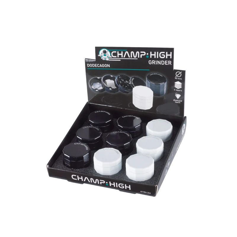 CHAMP HIGH GRINDER - Zwölfeck 50mm 4-teilig