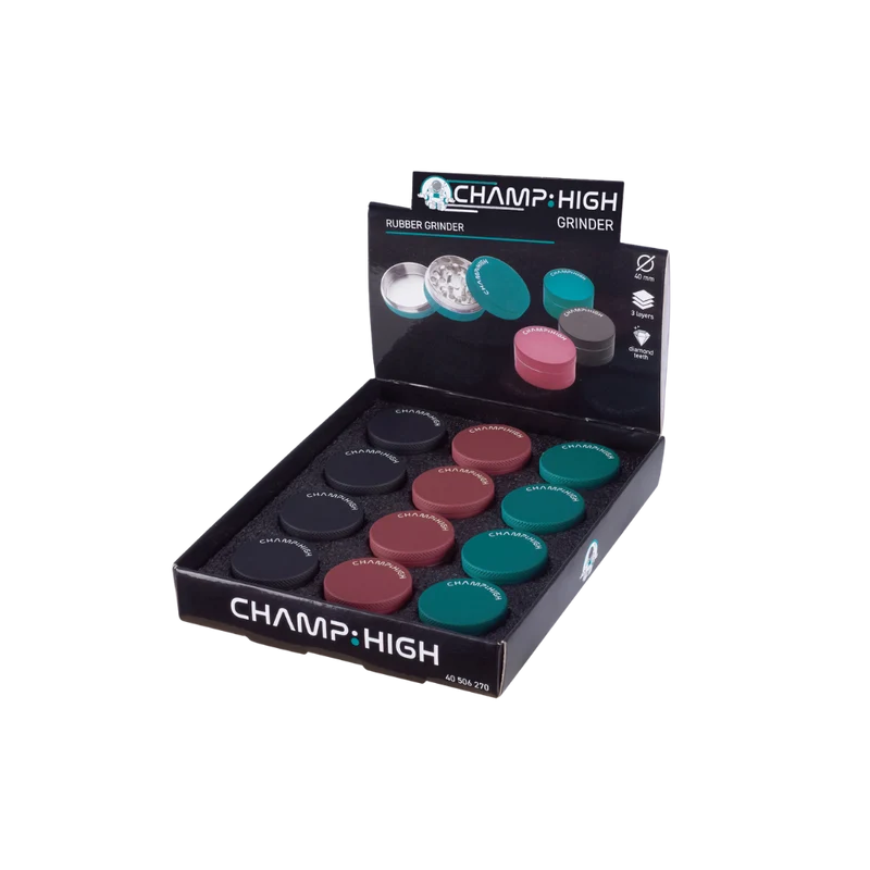 CHAMP HIGH GRINDER - Gummi 40mm 3-teilig