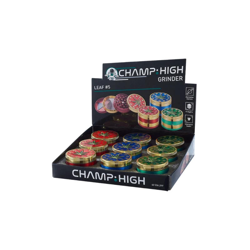 CHAMP HIGH GRINDER - High Leaf 52mm 4-teilig
