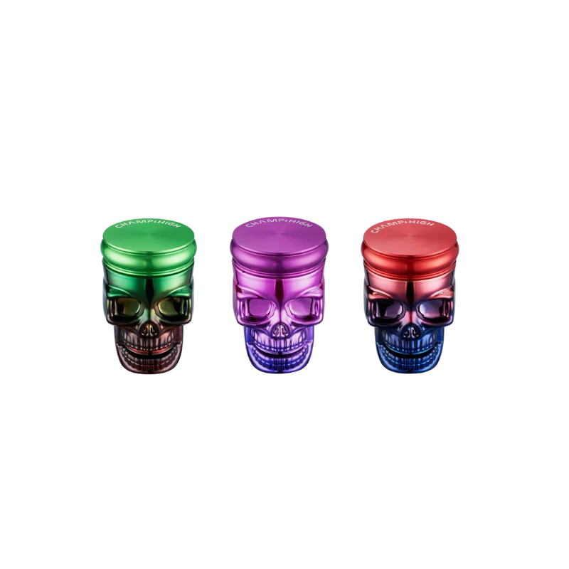 CHAMP HIGH GRINDER - Metal Skull 42mm 3-teilig