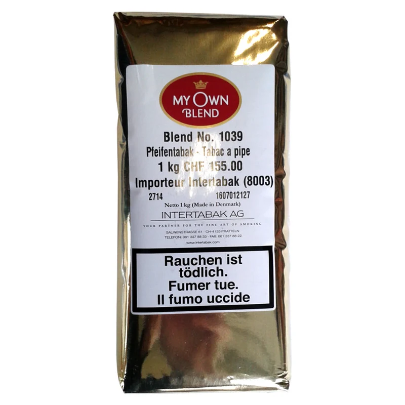 MOB No. 1039 Danish Luxury Pfeifentabak - 1kg