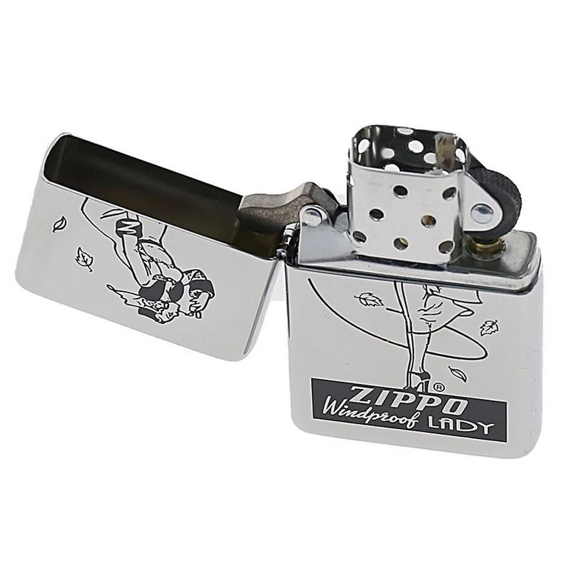 Lady Wind Zippo Lighter i Gaveæske