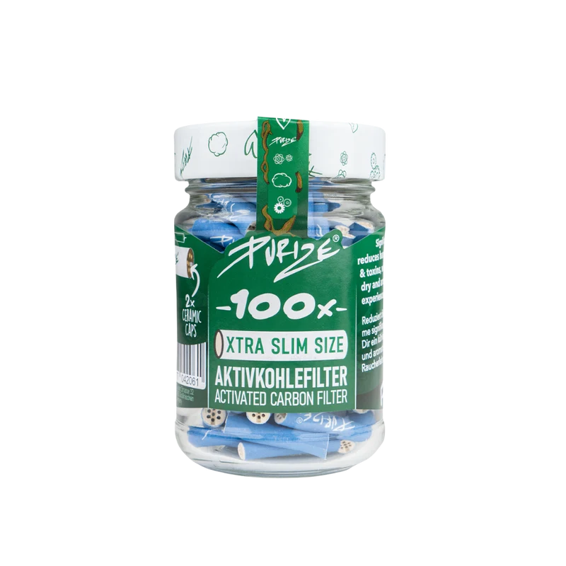 Purize Xtra Slim Filter (5,9mm) - Blau (100er Glas)