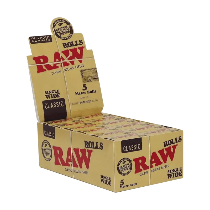 RAW Classic Rolls Single Wide 5m (24 Stk.)