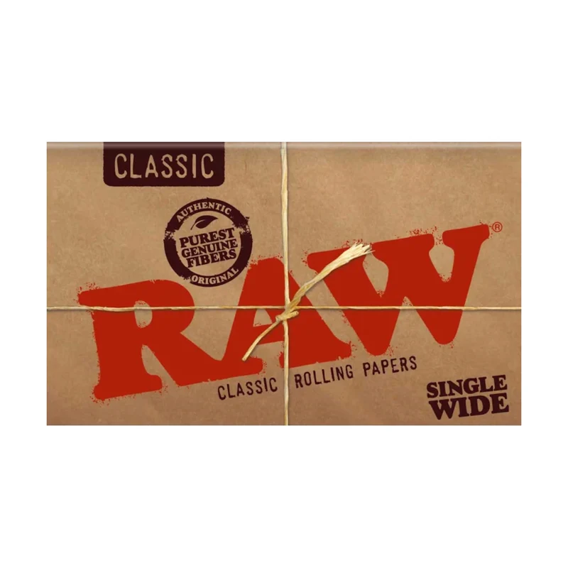RAW Classic Single Wide Double Window – Papers 25 x 100 Blatt