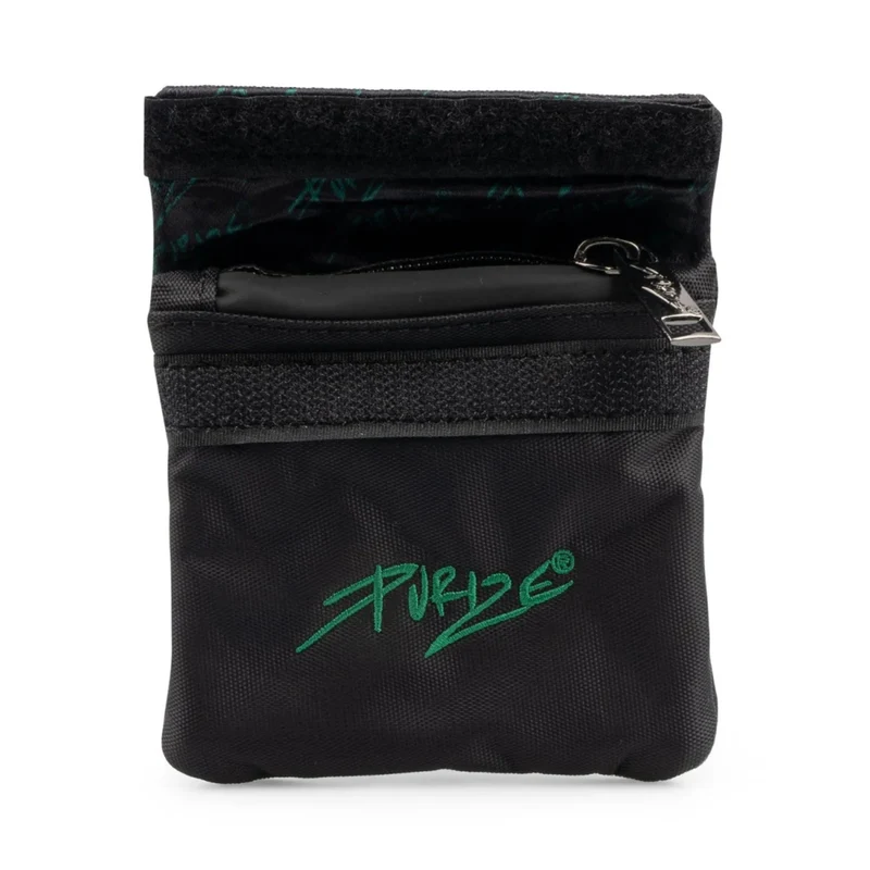 PURIZE Aktivkohletasche XS Black – geruchsdichte Tasche