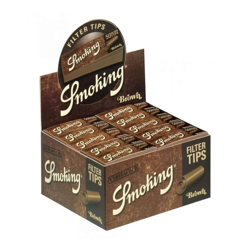 Smoking Filtertips Braun (50 Stk.)