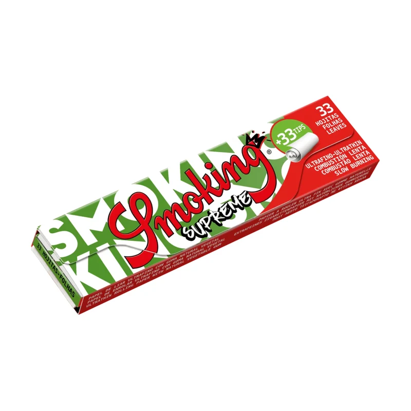 Smoking Supreme King Size + Tips – Papers 24 Stk.