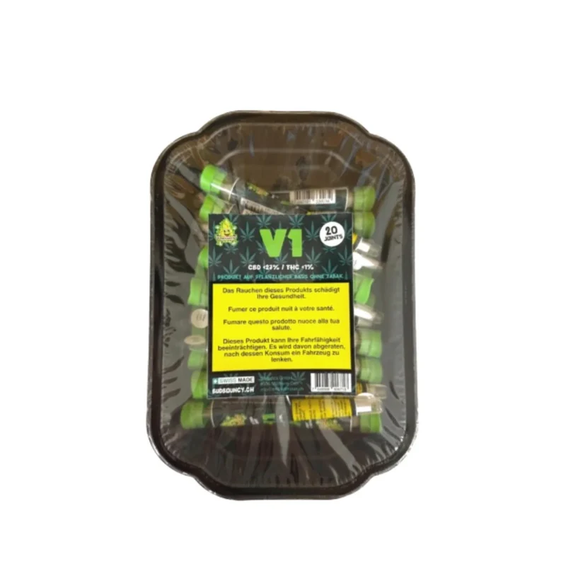 BudBouncy V1 Indoor CBD Joints Box 20 x 1g